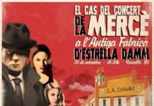 S’anuncia el cartell del concert de l’Antiga Fàbrica