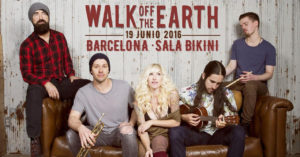 Walk Off The Earth actuaran a Barcelona