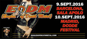 Eagles of Death Metal actuaran al Dcode i a Barcelona