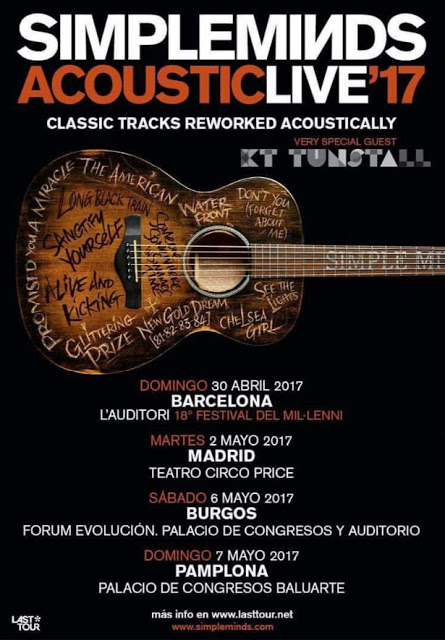Simple Minds anuncien gira acústica a Barcelona