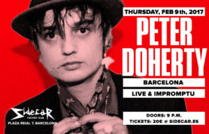 Pete Doherty anuncia concert a Barcelona