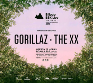 Gorillaz i The xx al Bilbao BBK Live 2018