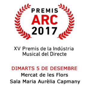 Nominacions als Premis ARC 2017