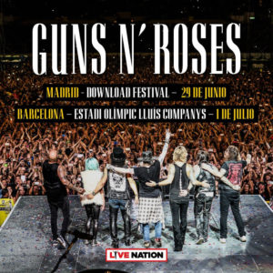 Guns N’Roses actuaran a Barcelona l’1 de juliol