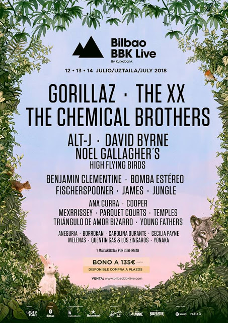 El Bilbao BBK Live amplia cartell amb The Chemical Brothers, Benjamin Clementine o James