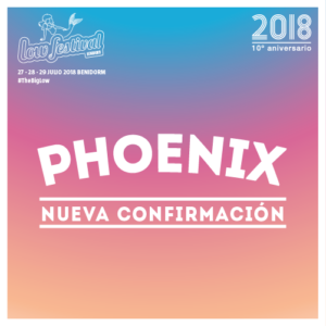 Phoenix s’incorporen al Low Festival