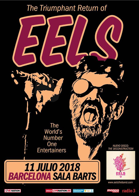 The Eels actuaran a Barcelona l’11 de juliol