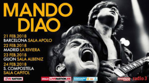 La gira de Mando Diao passa per Barcelona el 21 de febrer