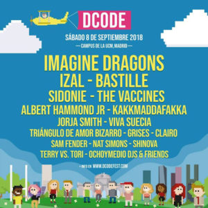Dcode 2018 amb Imagine Dragons, Bastille o The Vaccines