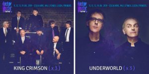 King Crimson i Underworld oferiran tres concerts cada un al Doctor Music Festival