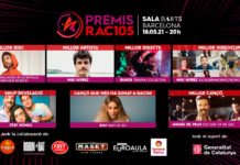 Miki Núñez, Suu, Stay Homas o Buhos entre els guanyadors dels Premis RAC105