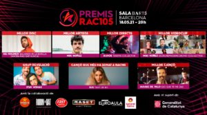 Miki Núñez, Suu, Stay Homas o Buhos entre els guanyadors dels Premis RAC105