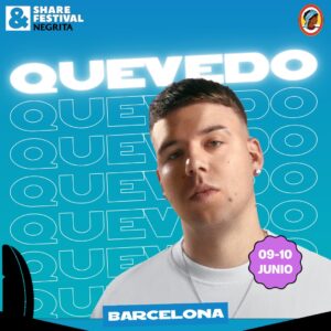 Quevedo, primer artista confirmat del Share Festival 2023