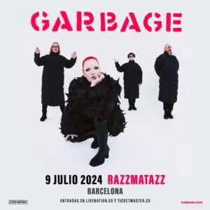 Garbage actuaran el 9 de juliol a Barcelona