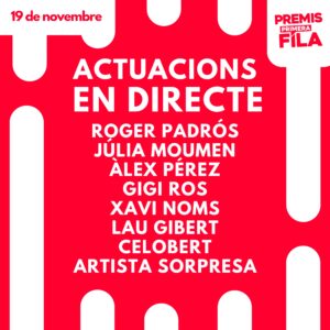 Les actuacions musicals dels Premis Primera Fila