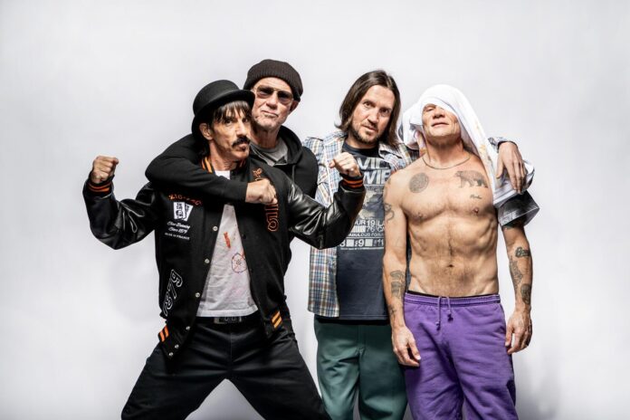 portrait of the red hot chili peppers