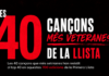 Les 40 cançons més veteranes de la Primera Llista