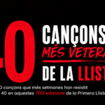 Les 40 cançons més veteranes de la Primera Llista